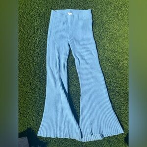 Blue Flare Loungewear Pants